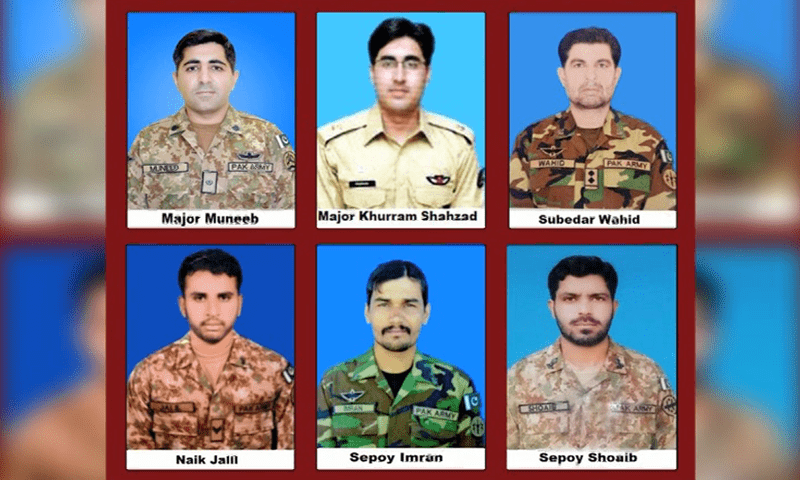 6 Pakistan Army Officials Martyred in Harnai Helicopter Crash: ISPR