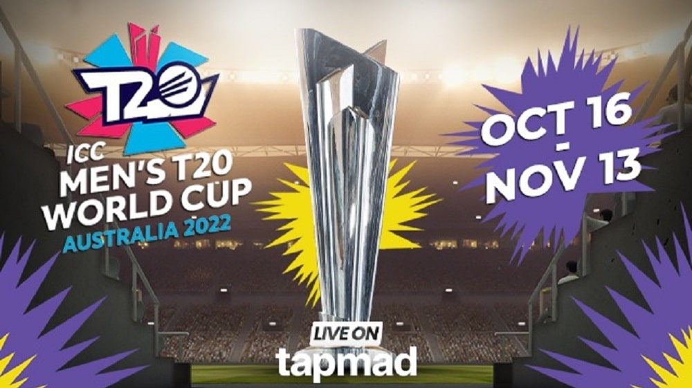 ICC World Cup T20 for Men's on Tapmad