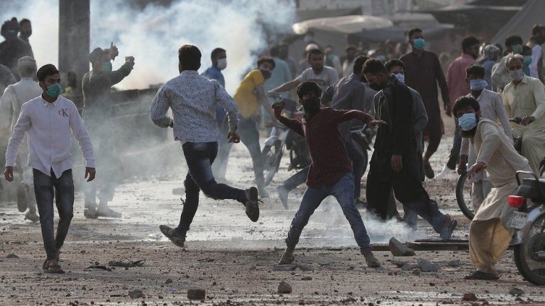 Imran Khan Supporter Block Roads in a New Protest