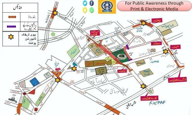 Traffic Schedule Issued For The Four-Day Defence Expo in Karachi