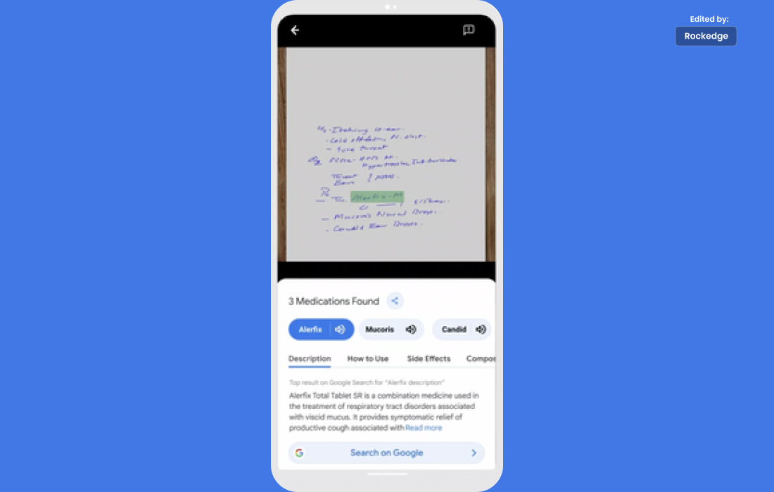 Google Launched Feature to Read Doctors Bad Handwriting