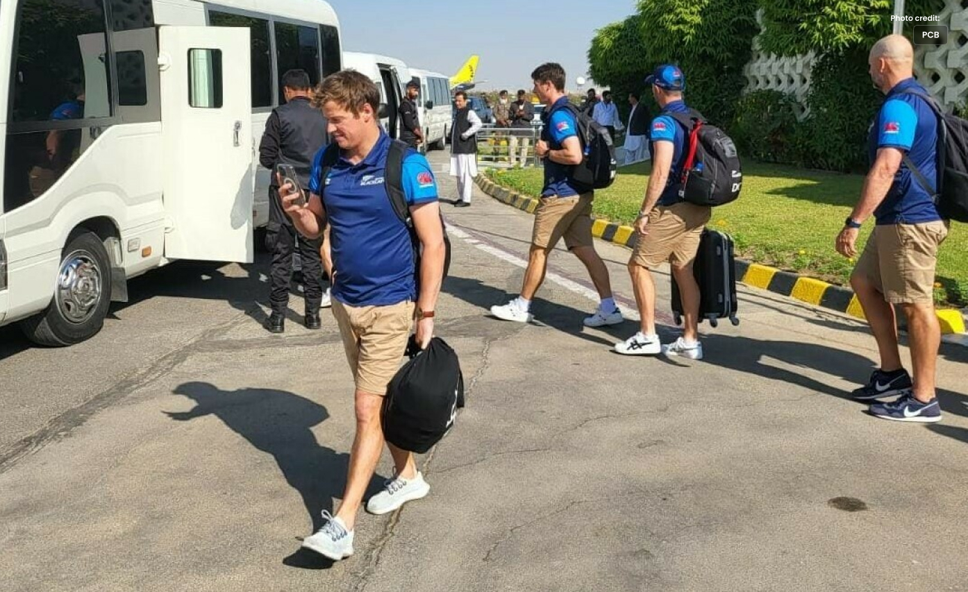 New Zealand arrive in Pakistan to play test series after 20 years