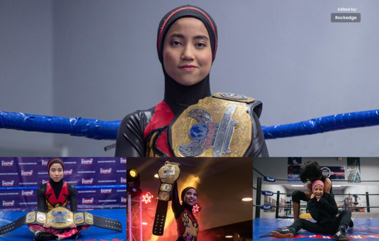 Phoenix Diana, World First Hijab-Wearing 22-year Professional Wrestler