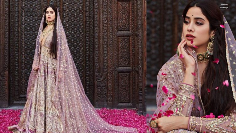 Janhvi Kapoor Stuns On Design of Pakistani Designer