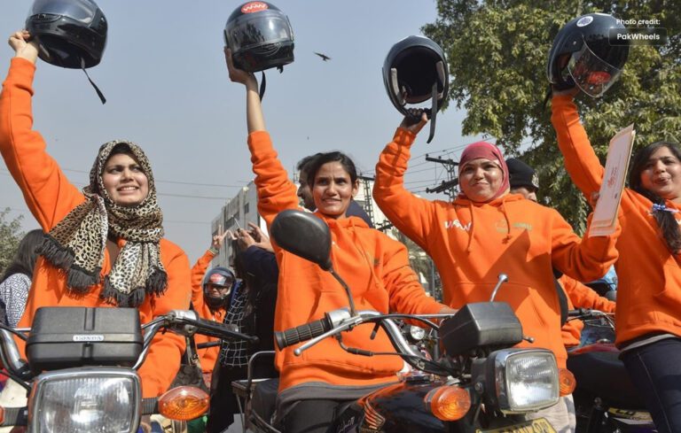 Custom Hold Motorcycle Training Program For Female Officers in Karachi