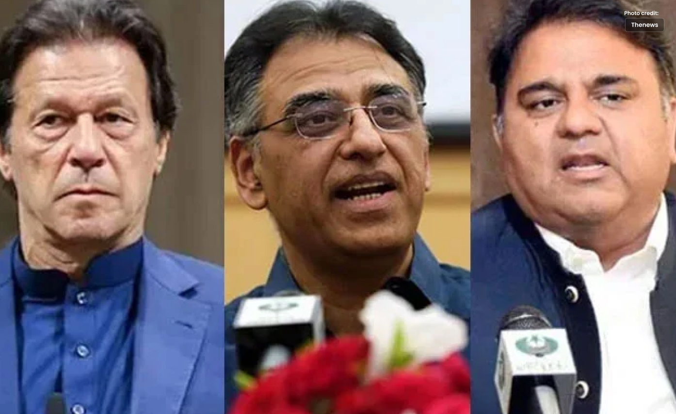 Imran Khan, Fawad Chaudhry, and Asad Umar ECP arrest warrants suspend