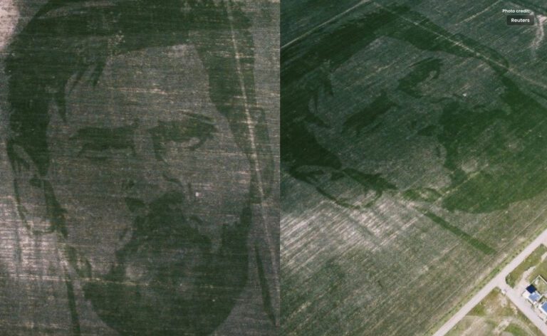 Messi Face was Imprinted on an Argentine Cornfield