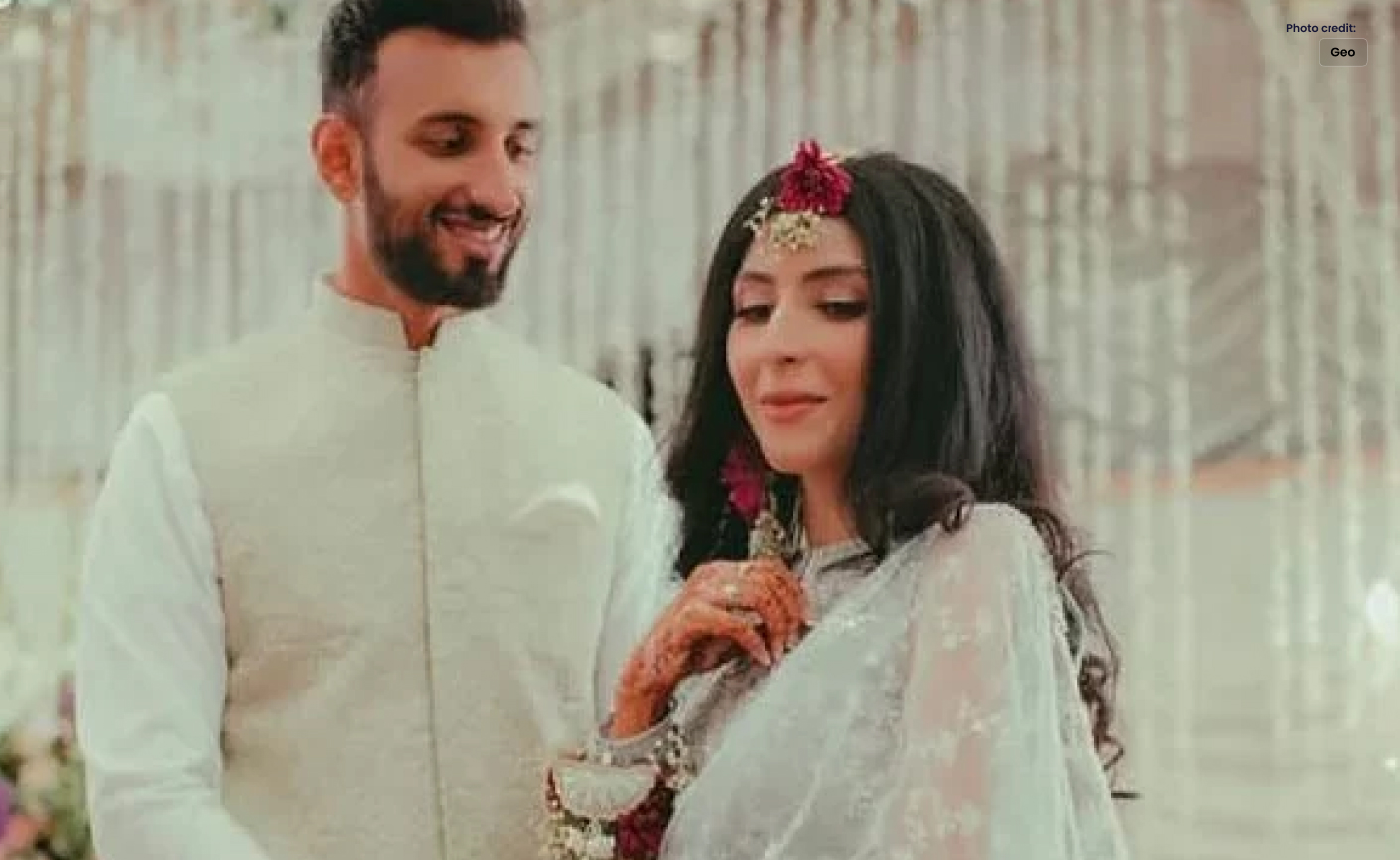 Shan Masood ties the knot with Nische Khan in Peshawar