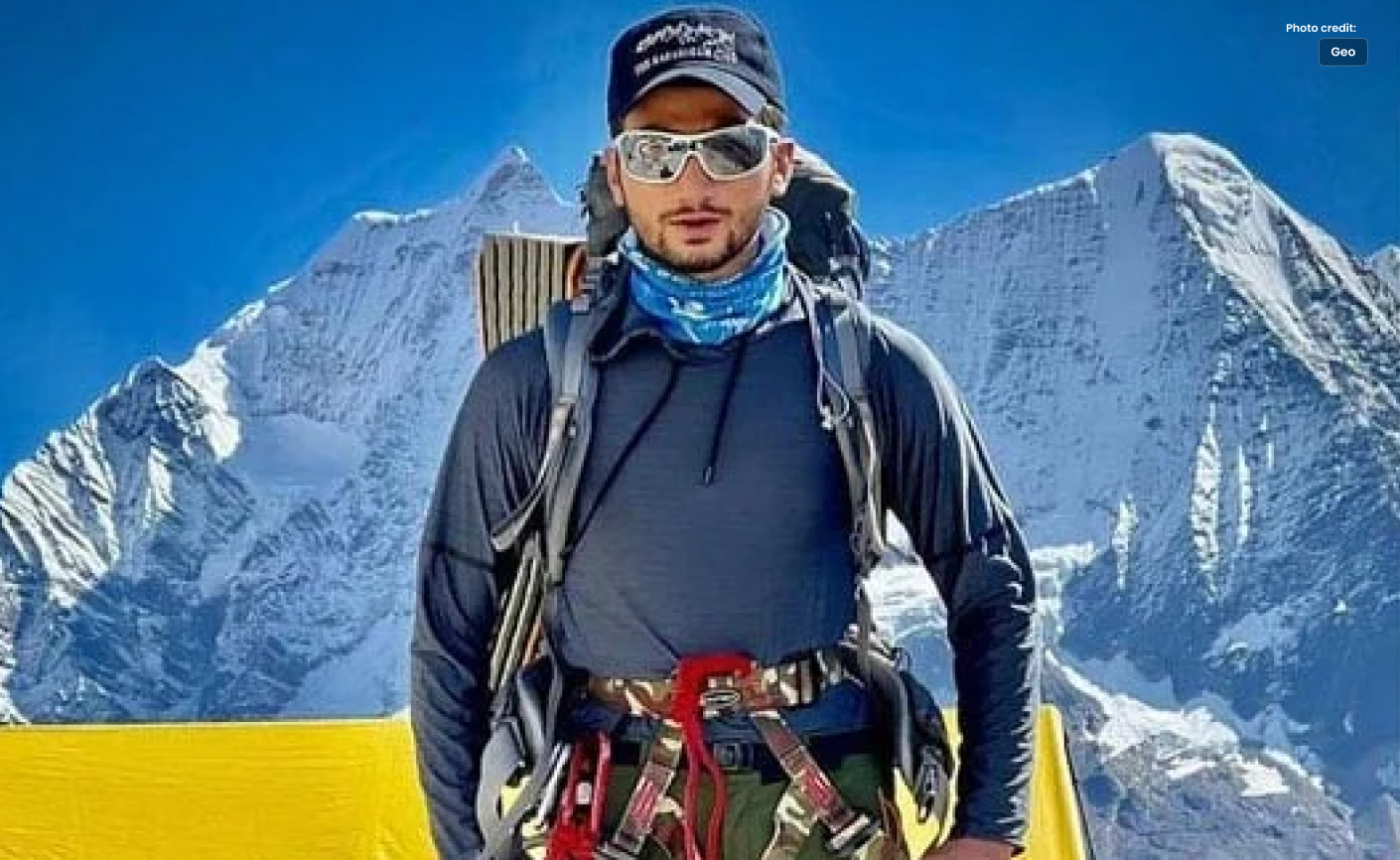 Shehroze Kashif Feels Gloomy About Pakistan's Future in Mountaineering