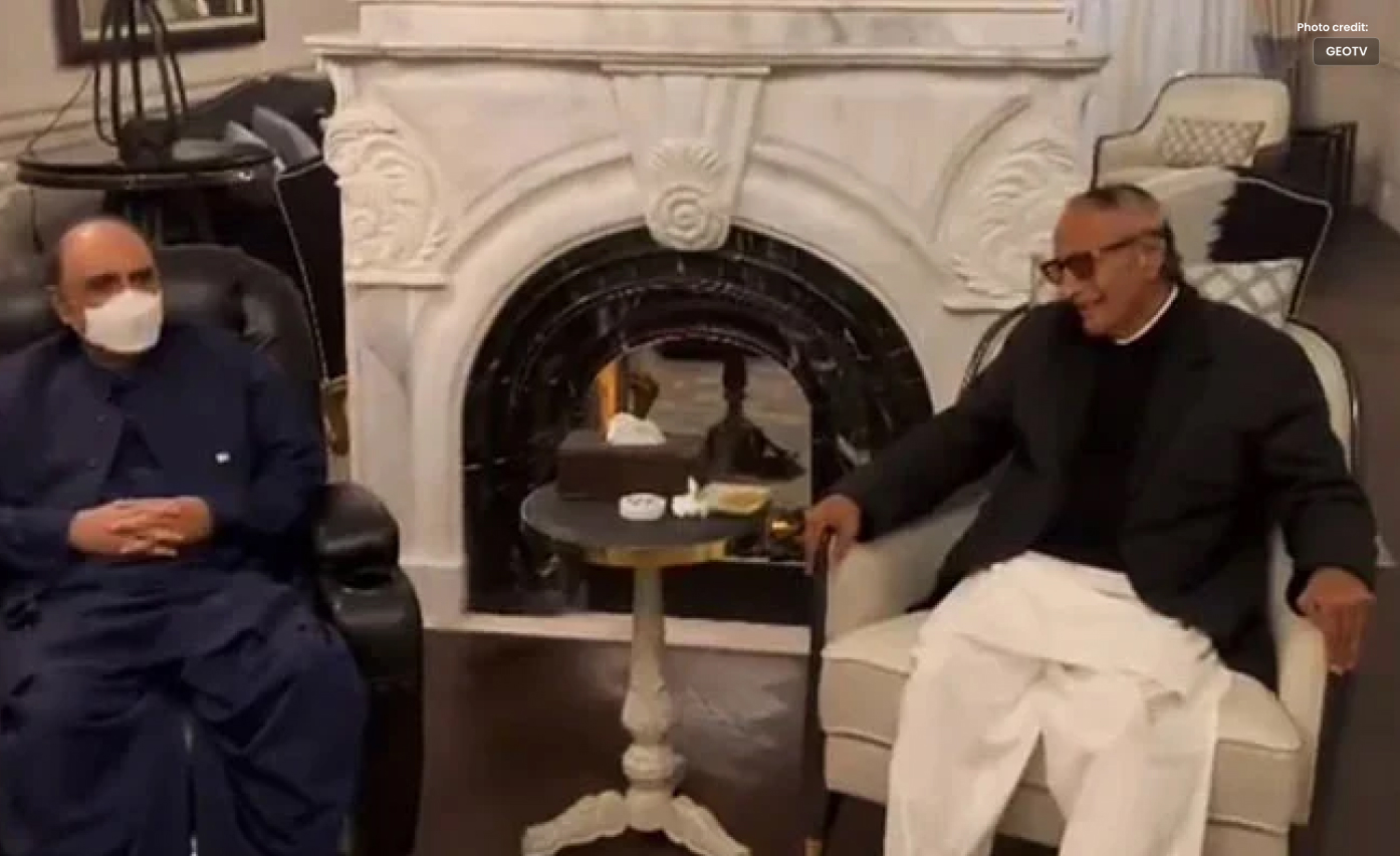 Shujaat Hussain Meets Zardari to Confer the Punjab Caretaker Regime