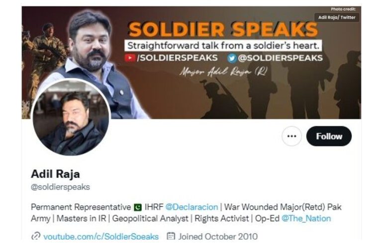 Why Twitter has removed the blue verified badge of Maj (R) Adil Raja?