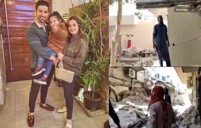 Aiman Khan and Muneeb Butt's Home Partially Destroyed by Gas Explosion