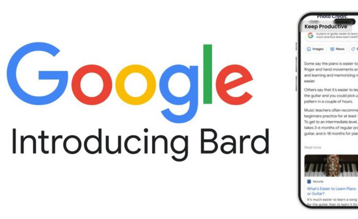 Google Launch AI chatbot Bard offers for adults up-to-date information