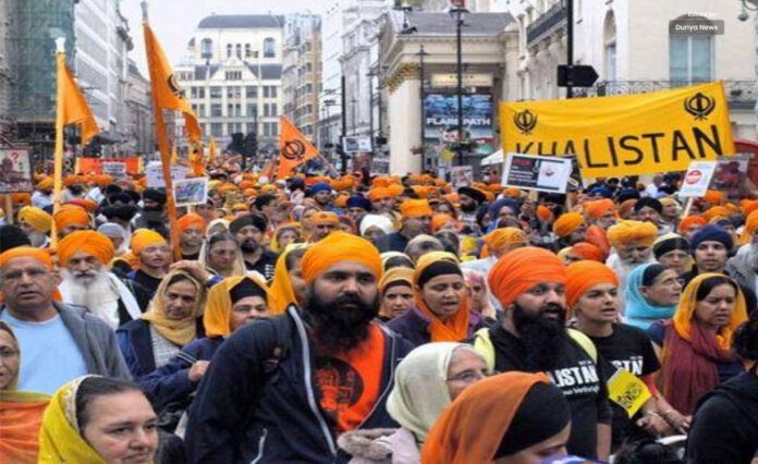 Pro-Khalistan Protest Outside the Indian High Commission in London