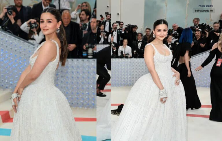 Alia Bhatt Slays in White Gown At MET Gala 2023