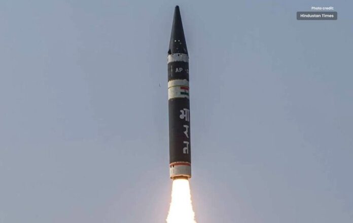 India Test Fired New Ballistic Missile Agni Prime