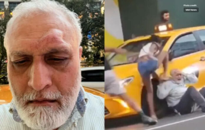 Brutal Street Beating of Pakistani Taxi Driver in New York
