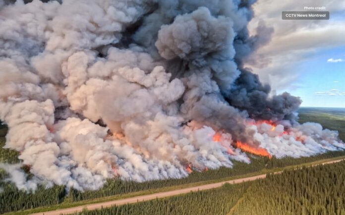 Canada City Ordered to Evacuate as Approaching Wildfires