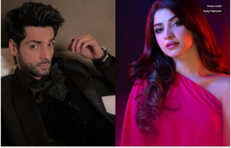 First picture of Kinza Hashmi project with the Indian actor