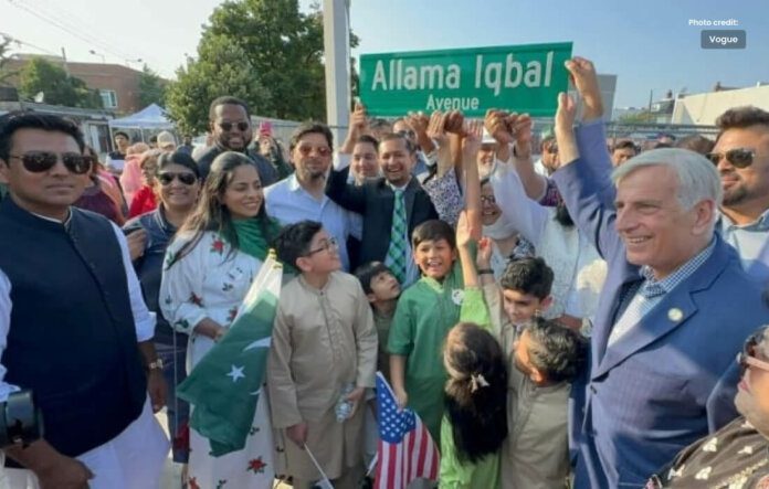 New York Street Co-named 'Allama Iqbal Avenue'