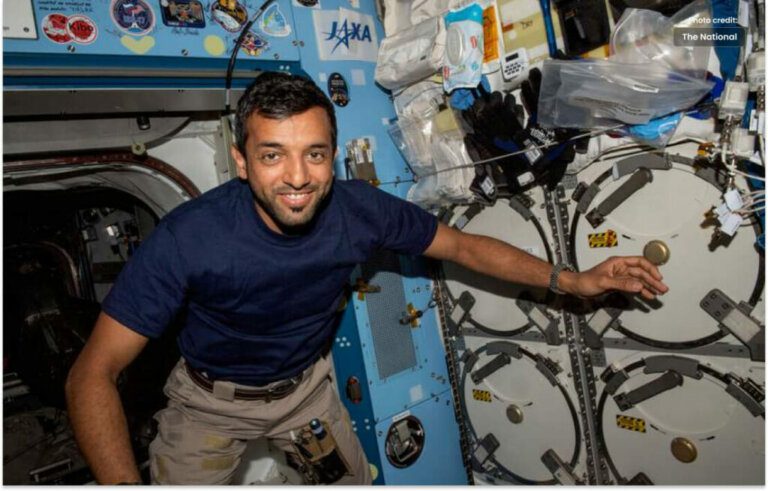 Sultan Al Neyadi Celebrates Independence Day from Space