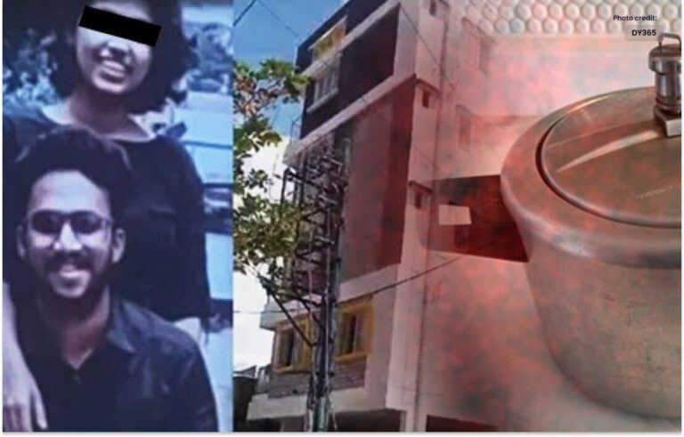 The husband killed his wife by hitting the pressure cooker