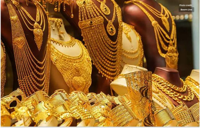 The price of gold per tola has doubled in the country