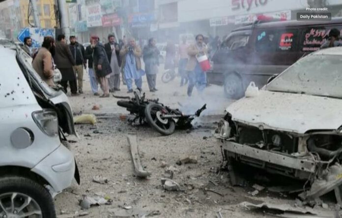 Blast Targets Pakistani Paramilitary Troops in Peshawar
