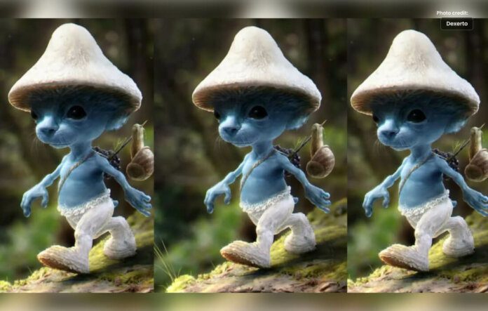 Blue Smurf Cat Meme Goes Internet Viral
