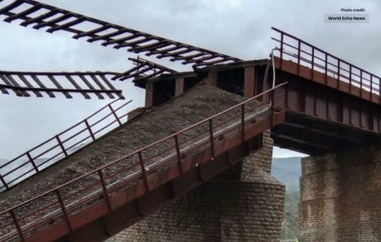 Bridge Pillar Collapse Suspended Railway Service