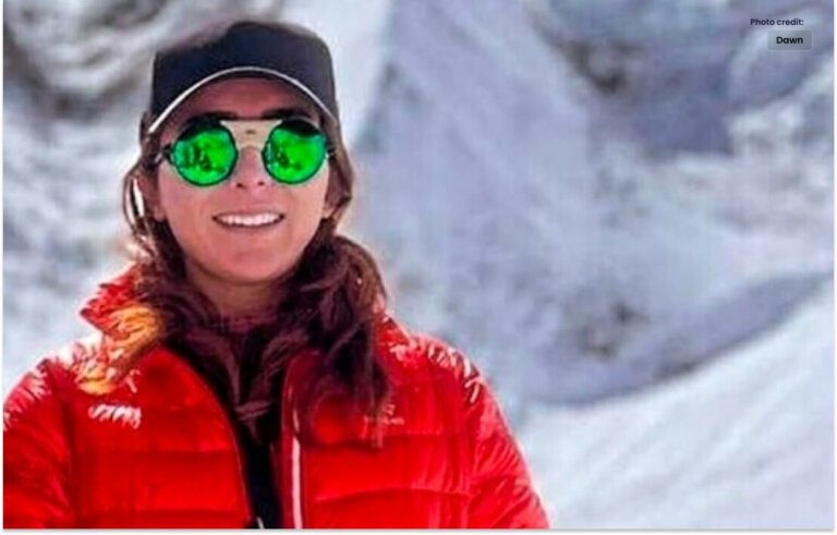 Pakistani woman mountaineer has reached the high Manaslu peak