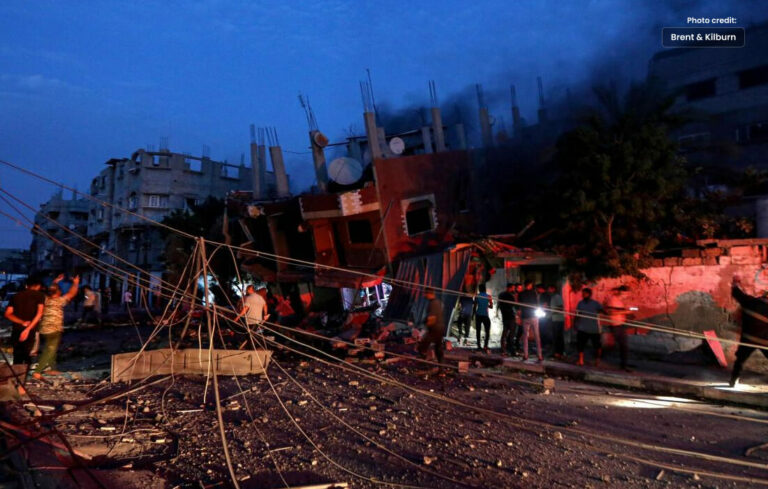 123,000 Palestinians Displaced Amid Gaza Bombing