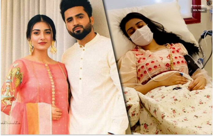 Actress Sarah Khan admitted to hospital due to illness