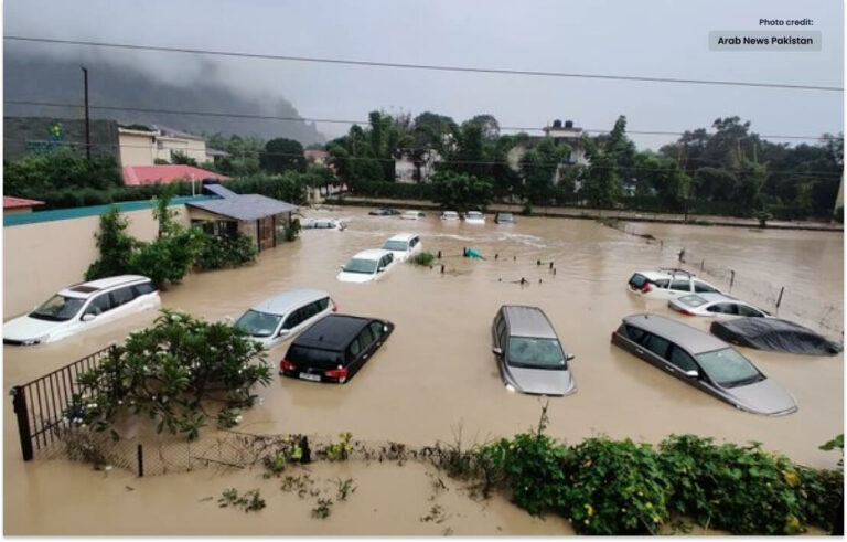 Indian army personnel were swept away in the flood