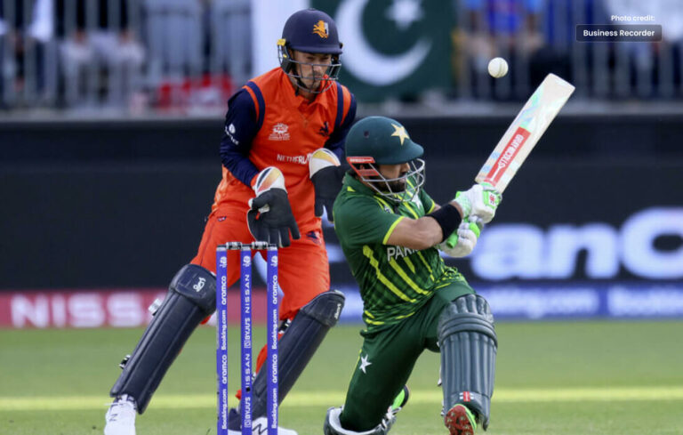 Pakistan’s Top Order Falters, Netherlands Sets 287-Run Target