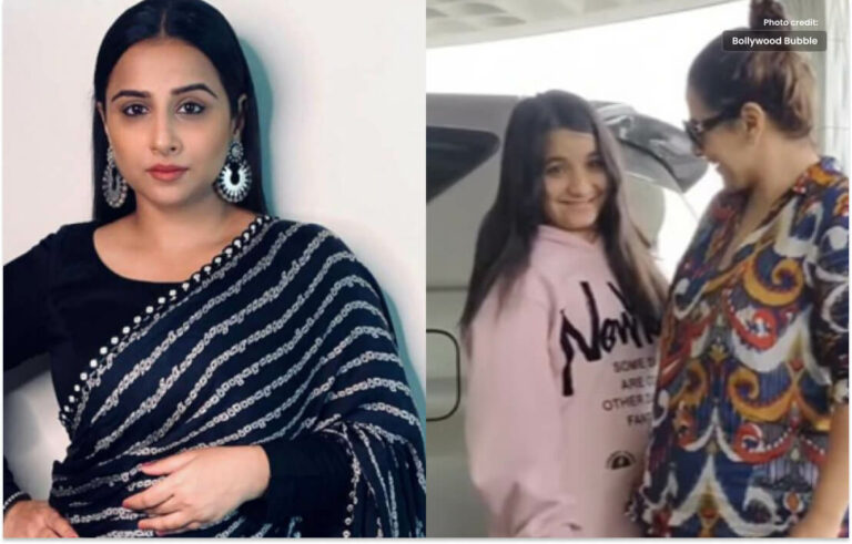 Secret daughter of Indian actress Vidya Balan
