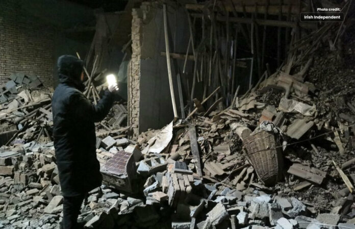 Earthquake in Northwestern China Kills at Least 118 people in Gansu