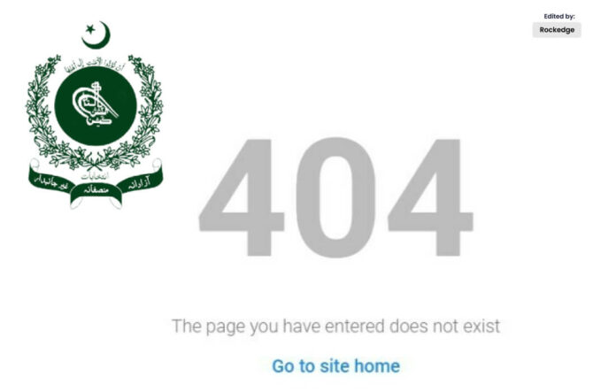 ECP Removed all National Assembly Form 47 from its Website