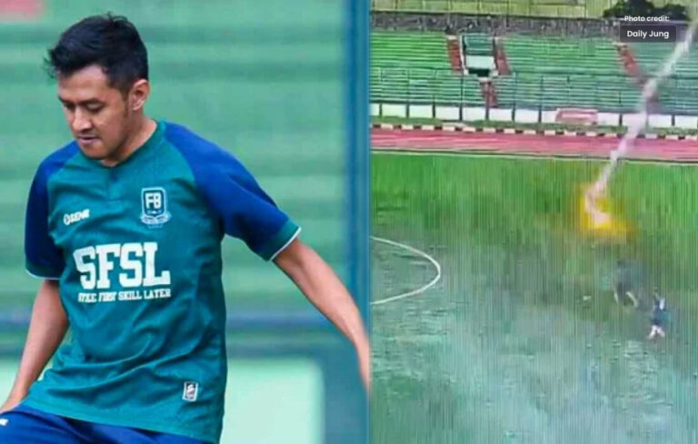 Footballer Dies after being Struck by Lightning during Match