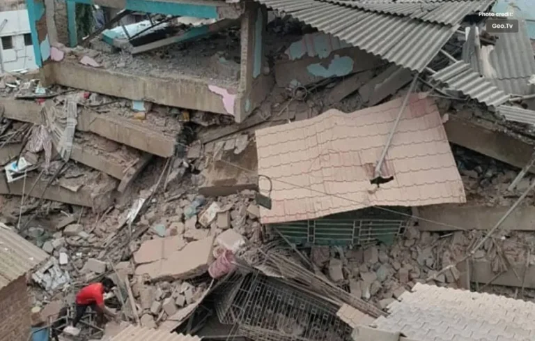 3-Storey Building Collapses in Multan, 9 People Killed