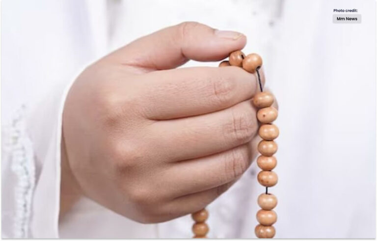 Introducing the first sanitizing tasbih for Umrah pilgrims