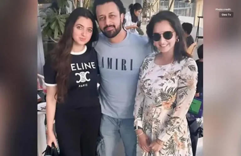 Pakistani Singer Atif Aslam Mets Sania Mirza in Dubai