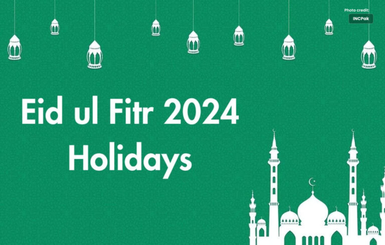 Federal Government Announced Eid-ul-Fitr 2024 Holidays