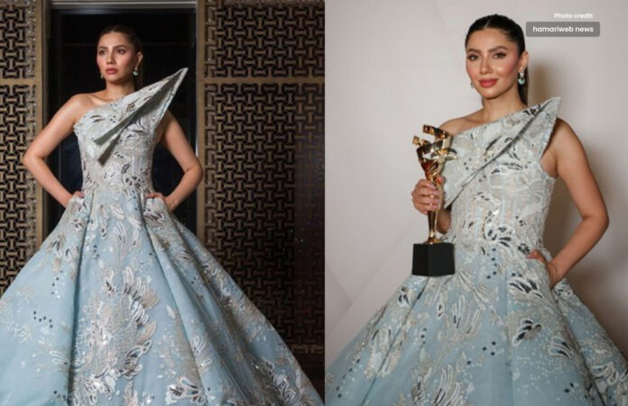 Mahira Khan won Artist in Fashion Award at Emmy Gala